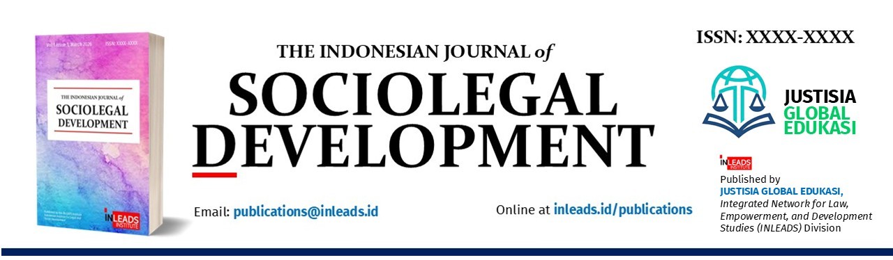 The Indonesian Journal of Sociolegal Development