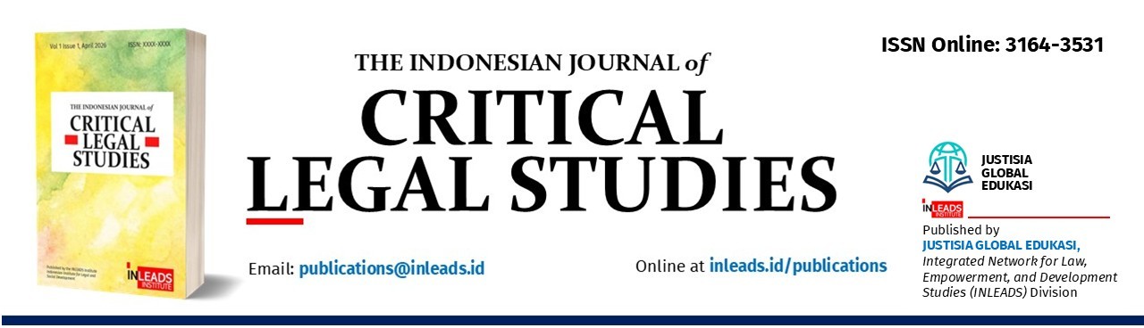 The Indonesian Journal of Critical Legal Studies